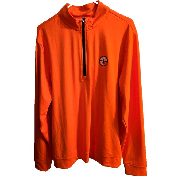 Waggle Mens Blaze Qzip Size Large Orange/Black NWT - Picture 1 of 10